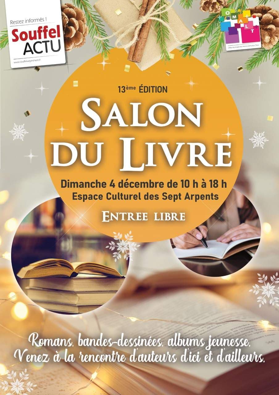 Salon du Livre de Souffelweyersheim - 13e édition Affiche du Salon du Livre de Souffelweyersheim - 13e édition